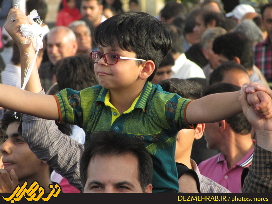 پیاده روی مردم دزفول به مناسبت 4 خرداد